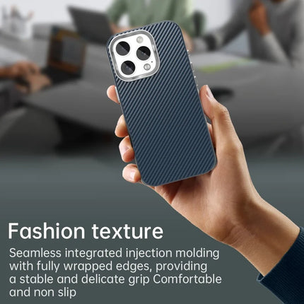 For iPhone 16 Pro Max Case Cell Phone Hybrid Back Cover Carbon Fiber Texture