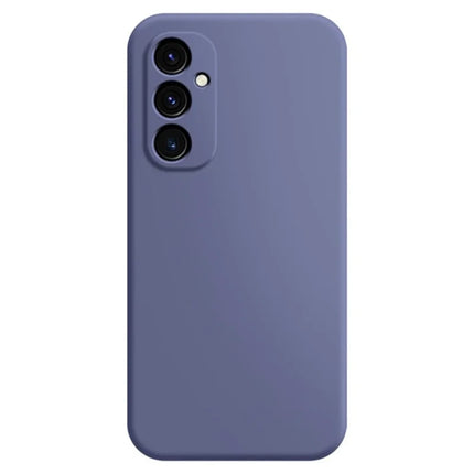 For Samsung Galaxy A16 5G  /  4G TPU Case Straight Edge Protection Phone Cover - Grey Blue