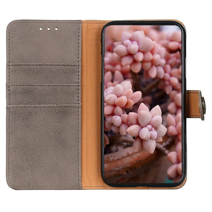 KHAZNEH For Honor Magic7 Lite 5G / X9c 5G / X60 Pro 5G Wallet Case Cowhide Texture Leather Flip Phone Cover