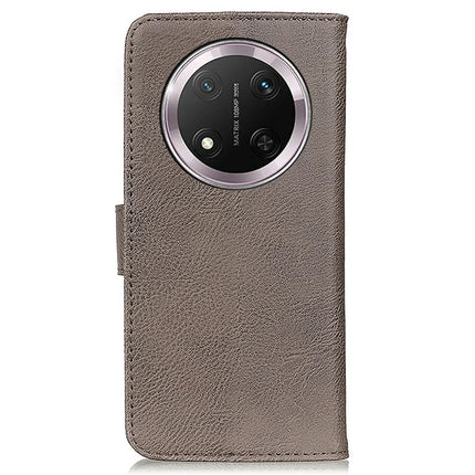 KHAZNEH For Honor Magic7 Lite 5G / X9c 5G / X60 Pro 5G Wallet Case Cowhide Texture Leather Flip Phone Cover