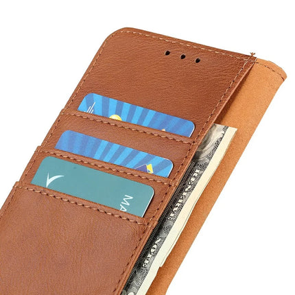 KHAZNEH For Honor Magic7 Lite 5G / X9c 5G / X60 Pro 5G Wallet Case Cowhide Texture Leather Flip Phone Cover
