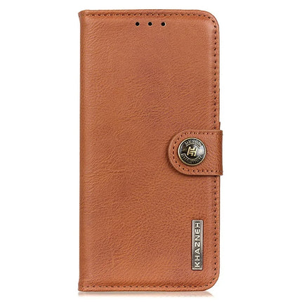 KHAZNEH For Honor Magic7 Lite 5G / X9c 5G / X60 Pro 5G Wallet Case Cowhide Texture Leather Flip Phone Cover