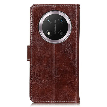 For Honor Magic7 Lite 5G / X9c 5G / X60 Pro 5G Leather Case Wallet Phone Cover Crazy Horse Texture