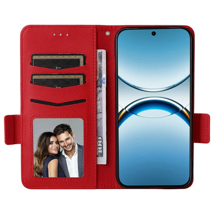 For Oppo Find X8 5G Case Litchi Texture PU Leather Wallet Flip Phone Cover