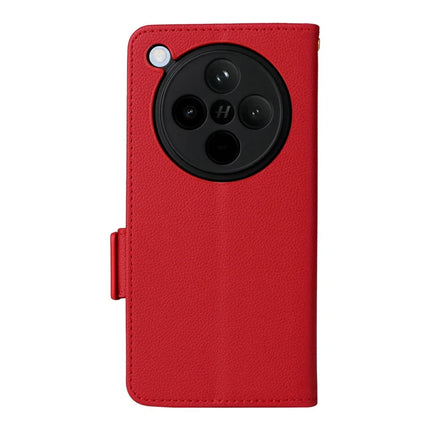 For Oppo Find X8 5G Case Litchi Texture PU Leather Wallet Flip Phone Cover