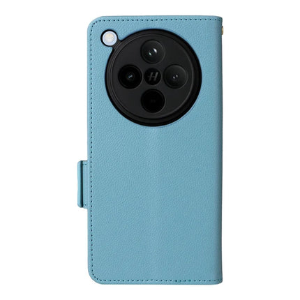 For Oppo Find X8 5G Case Litchi Texture PU Leather Wallet Flip Phone Cover