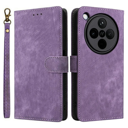 For Oppo Find X8 5G Wallet Case RFID Blocking PU Leather Cover Stand View - Purple