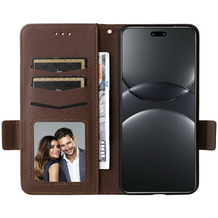 For Huawei nova 13 Pro 5G Case Litchi Texture PU Leather Wallet Flip Phone Cover