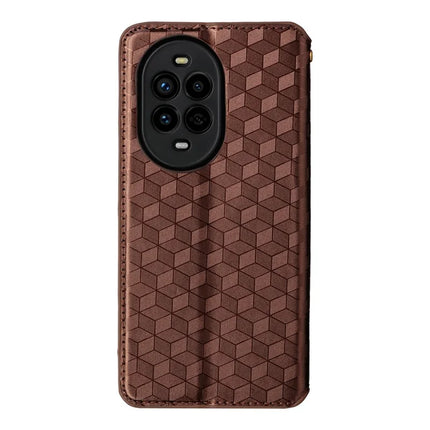 For Huawei nova 13 Pro 5G Wallet Case Rhombus Imprinted Leather Phone Cover