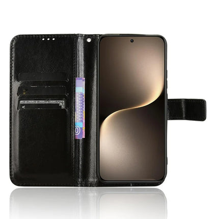 For Honor Magic7 5G Case Crazy Horse Texture PU Leather Phone Wallet Cover