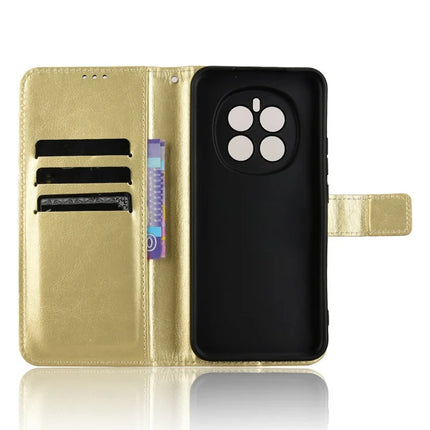 For Honor Magic7 5G Case Crazy Horse Texture PU Leather Phone Wallet Cover