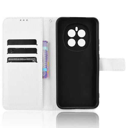 For Honor Magic7 5G Case PU Leather Diamond Texture Wallet Phone Cover