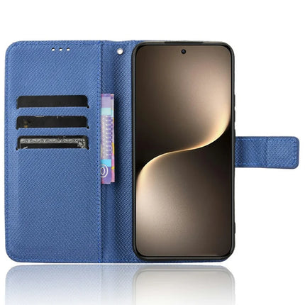 For Honor Magic7 5G Case PU Leather Diamond Texture Wallet Phone Cover