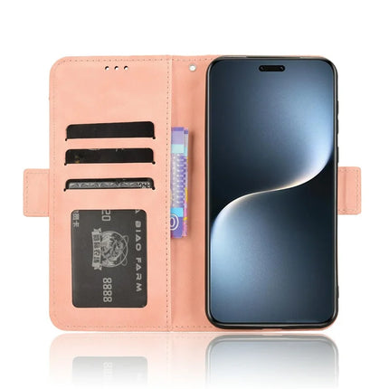For Honor Magic7 Pro 5G Leather Case Phone Wallet Cover with Multiple Card Slots