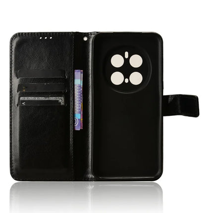 For Honor Magic7 Pro 5G Case Crazy Horse Texture PU Leather Phone Wallet Cover