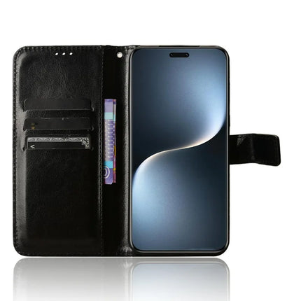 For Honor Magic7 Pro 5G Case Crazy Horse Texture PU Leather Phone Wallet Cover