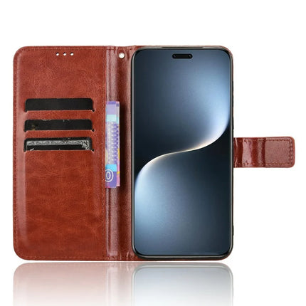 For Honor Magic7 Pro 5G Case Crazy Horse Texture PU Leather Phone Wallet Cover