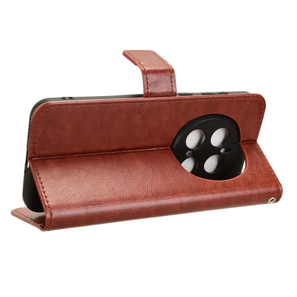 For Honor Magic7 Pro 5G Case Crazy Horse Texture PU Leather Phone Wallet Cover