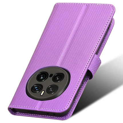 For Honor Magic7 Pro 5G Case PU Leather Diamond Texture Wallet Phone Cover