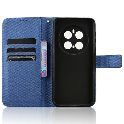 For Honor Magic7 Pro 5G Case PU Leather Diamond Texture Wallet Phone Cover