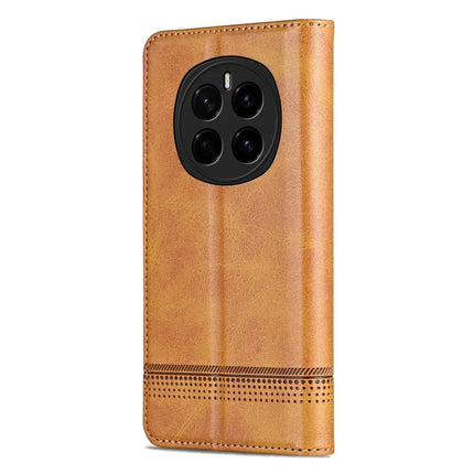 AZNS For Honor Magic7 5G Case Cowhide Texture PU Leather Wallet Phone Cover