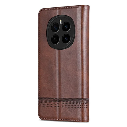AZNS For Honor Magic7 5G Case Cowhide Texture PU Leather Wallet Phone Cover