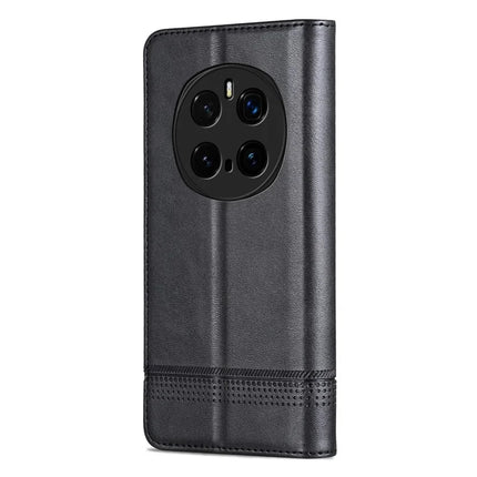 AZNS For Honor Magic7 Pro 5G Case Cowhide Texture PU Leather Wallet Phone Cover