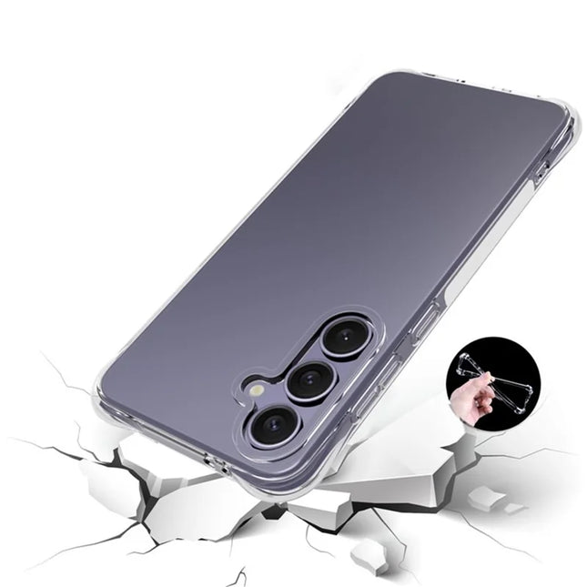 For Samsung Galaxy A56 5G TPU Phone Case Non-Slip Transparent Mobile Phone Cover