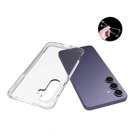 For Samsung Galaxy A56 5G TPU Phone Case Non-Slip Transparent Mobile Phone Cover
