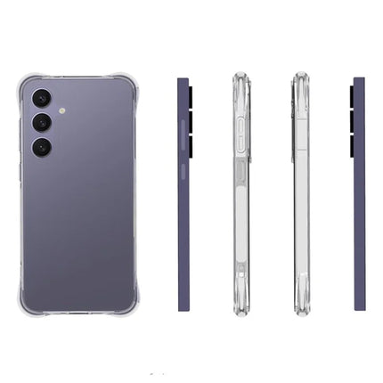 For Samsung Galaxy A56 5G TPU Phone Case Non-Slip Transparent Mobile Phone Cover