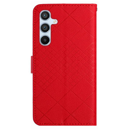 For Samsung Galaxy A26 5G Wallet Phone Case Imprint PU Leather Flip Folio Cover