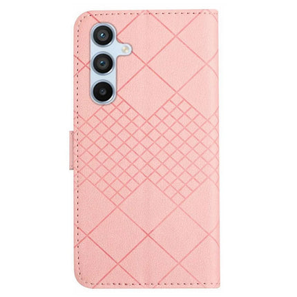 For Samsung Galaxy A26 5G Wallet Phone Case Imprint PU Leather Flip Folio Cover