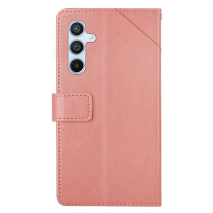 For Samsung Galaxy A26 5G Case Y-Shaped Lines Imprint Leather Phone Cover