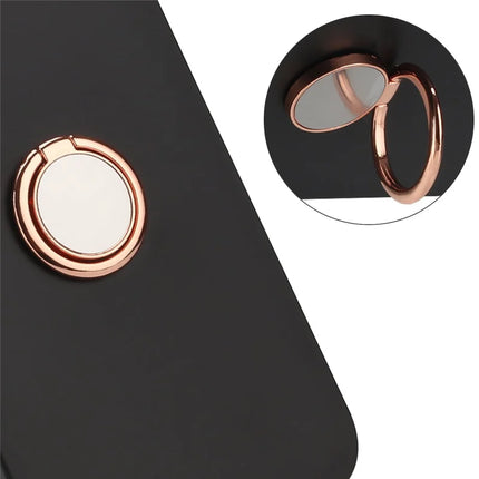For Samsung Galaxy A26 5G Matte Case Ring Kickstand Soft TPU Phone Cover