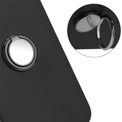 For Samsung Galaxy A56 5G Matte Case Ring Kickstand Soft TPU Phone Cover