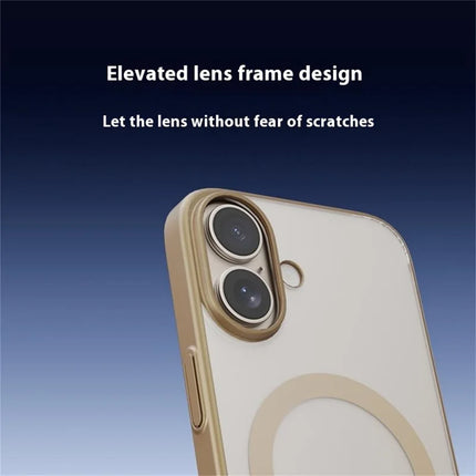 For iPhone 16 Plus Case Compatible with MagSafe Matte PC Back Cover