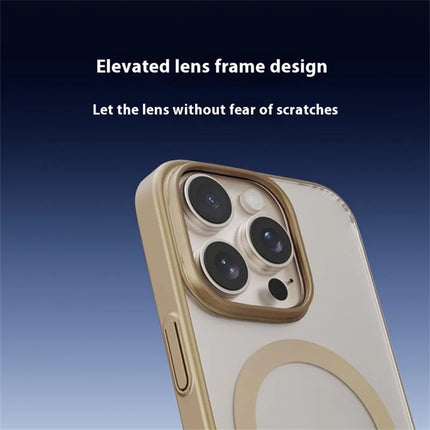 For iPhone 16 Pro Case Compatible with MagSafe Matte PC Back Cover