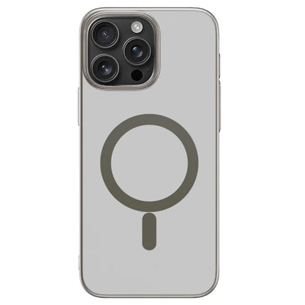 For iPhone 16 Pro Max Case Compatible with MagSafe Matte PC Back Cover - Titanium