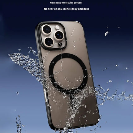 For iPhone 16 Pro Max Case Compatible with MagSafe Matte PC Back Cover