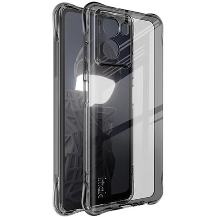 IMAK For HMD Fusion 5G Case TPU Phone Cover Airbag Shockproof Protection - Transparent Black