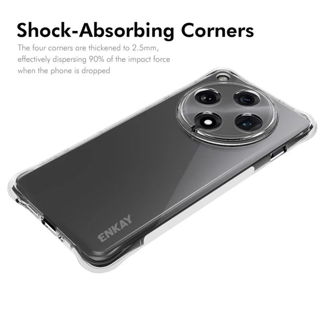For Oppo Find X8 Pro 5G Clear Phone Case ENKAY HAT PRINCE Shockproof Anti-Slip TPU Cover