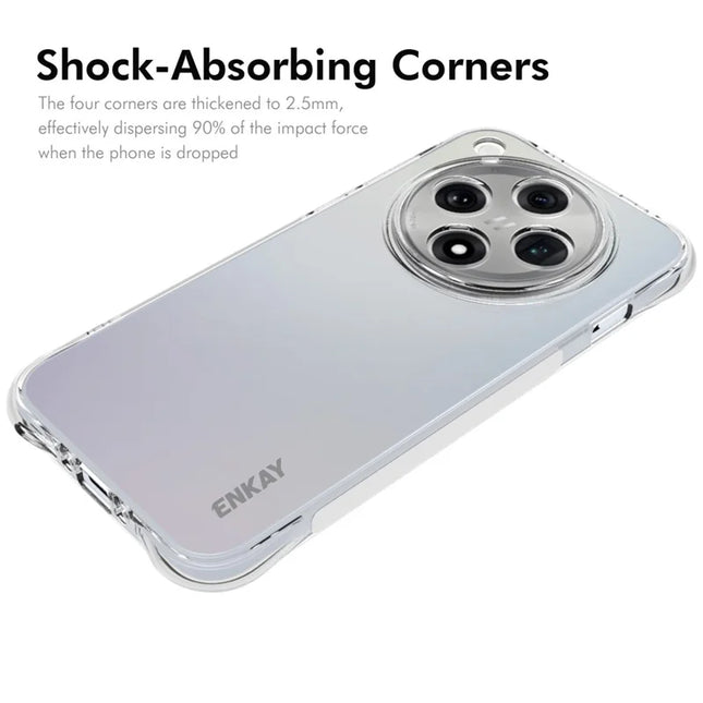 For Oppo Find X8 5G Clear Phone Case ENKAY HAT PRINCE Shockproof Anti-Slip TPU Cover