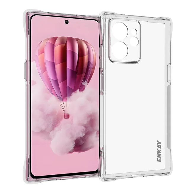 For HMD Skyline Clear Phone Case ENKAY HAT PRINCE Shockproof Anti-Slip TPU Cover - Transparent