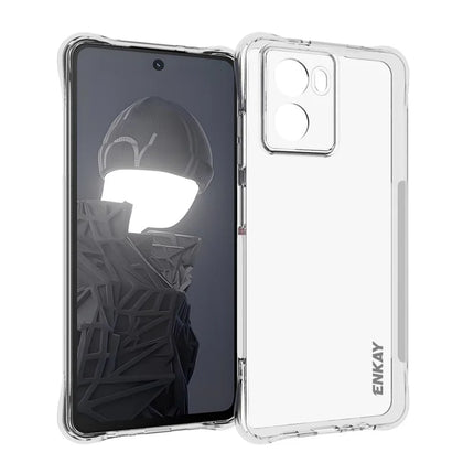 For HMD Fusion 5G Clear Phone Case ENKAY HAT PRINCE Shockproof Anti-Slip TPU Cover - Transparent