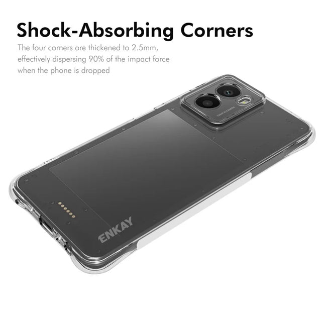 For HMD Fusion 5G Clear Phone Case ENKAY HAT PRINCE Shockproof Anti-Slip TPU Cover