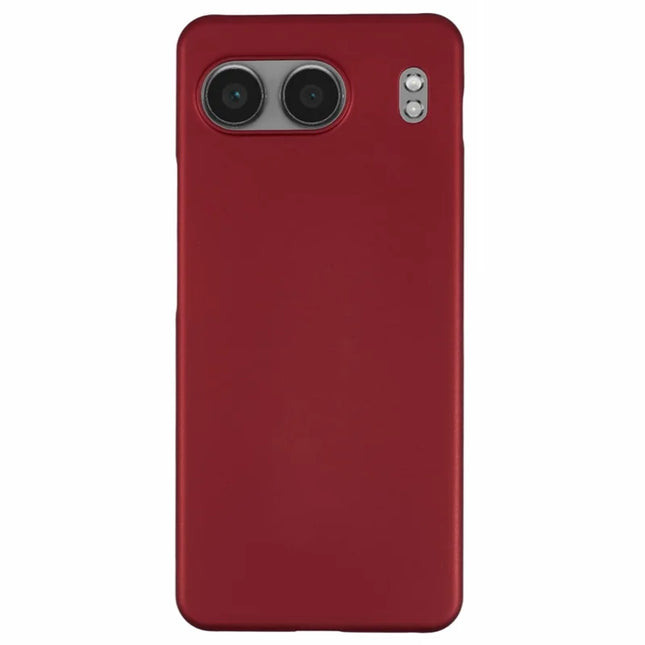 For OnePlus Nord 4 Case Hard PC Frosted Minimalist Phone Cover - Red