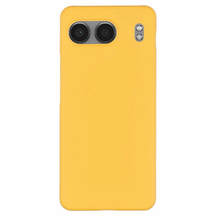For OnePlus Nord 4 Case Hard PC Frosted Minimalist Phone Cover - Yellow