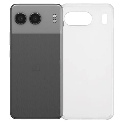 For OnePlus Nord 4 Case Hard PC Frosted Minimalist Phone Cover - Transparent
