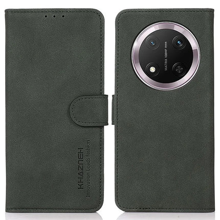 KHAZNEH For Honor Magic7 Lite 5G / X9c 5G / X60 Pro 5G Stand Case PU Leather Wallet Phone Cover - Green