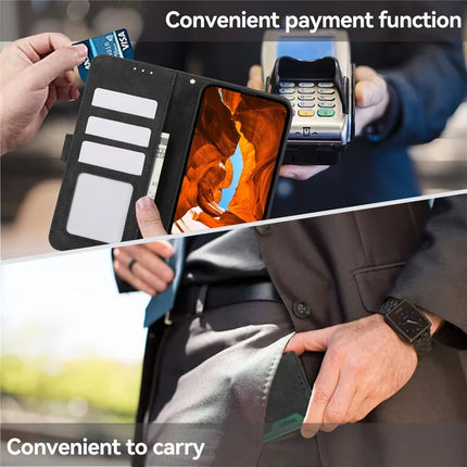 ABEEL For Honor Magic7 Lite 5G / X9c 5G / X60 Pro 5G Case Color Splicing Leather Flip Phone Cover RFID Blocking